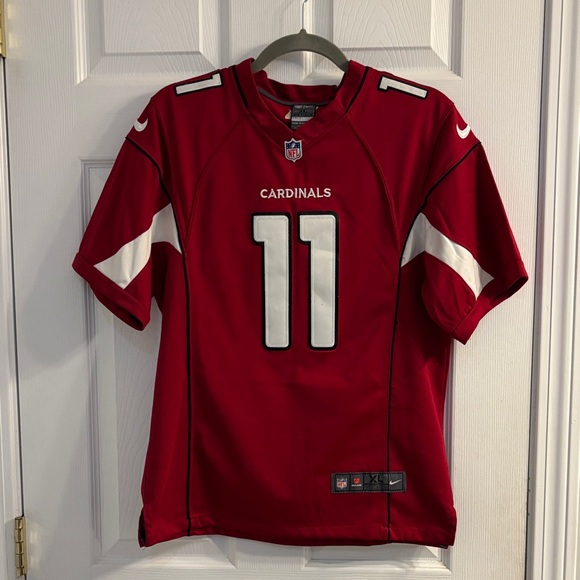 Nike Red Cardinals Jersey with White Details - Picture 1 of 4